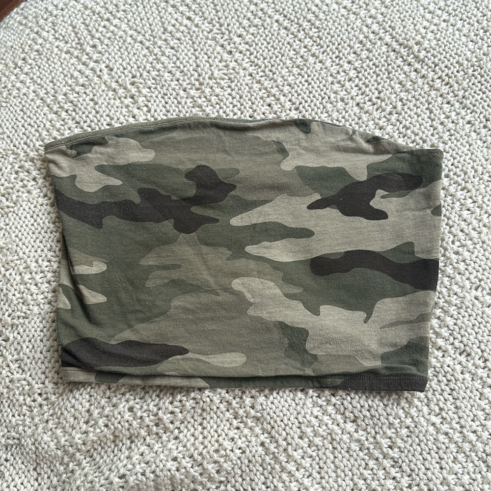 Camo Tube Top